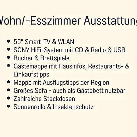 Ferienhaus Soonzauber - Ruhe, Komfort, Urlaub *